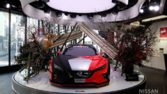 NISSAN LEAF NISMO RCと草月流いけばな