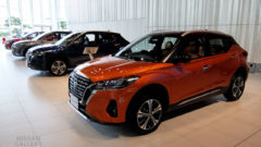 日産グローバル本社ギャラリーの日産キックス展示イベント